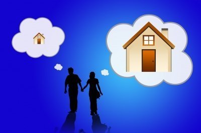Planejamento da compra de uma casa maior ou menor