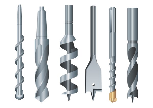 Diferentes tipos de brocas