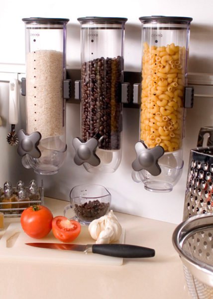 Dispensadores de grãos para cozinha