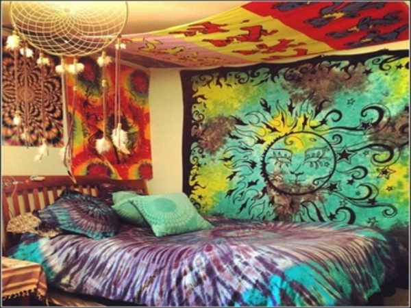 Decoração hippie