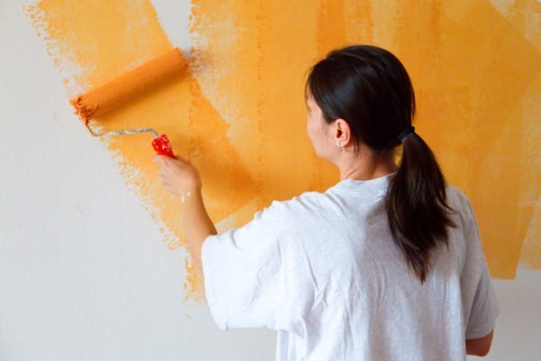 Pintura manchando