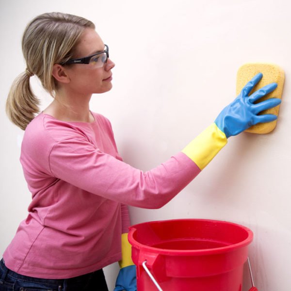 Preparação de parede para pintura