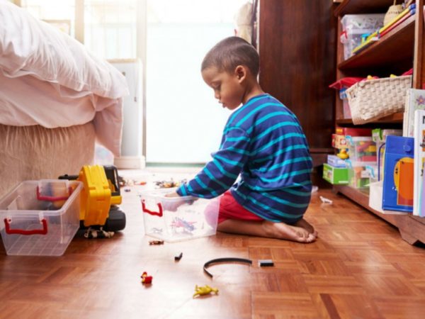 Organização de casa com crianças